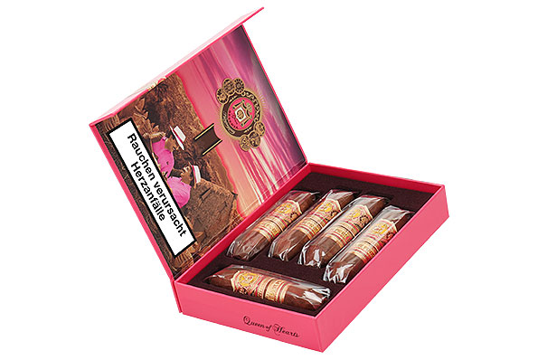 Arturo Fuente Rare Pink Queen of Hearts (Figurado) 5 Zigarren Arturo Fuente Rare Pink Queen of Hearts (Figurado) 5 Zigarren