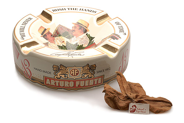 Arturo Fuente The Fuente Story Ashtray White Arturo Fuente The Fuente Story Ashtray White