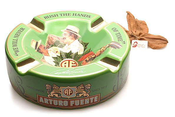 Arturo Fuente The Fuente Story Ashtray Green  Arturo Fuente The Fuente Story Ashtray Green