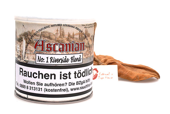 Ascanian No. 1 Riverside Blend Pfeifentabak 50g Dose Ascanian No. 1 Riverside Blend Pfeifentabak 50g Dose