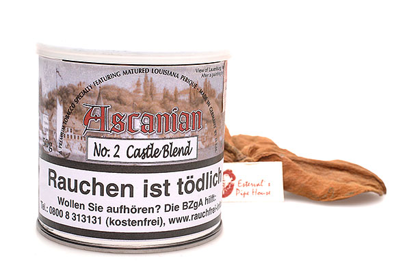 Ascanian No. 2 Castle Blend Pipe tobacco 50g Tin Ascanian No. 2 Castle Blend Pipe tobacco 50g Tin