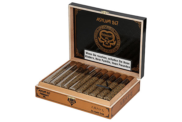 Asylum 867 Midnight Oil 54x6 20 Cigars Asylum 867 Midnight Oil 54x6 20 Cigars
