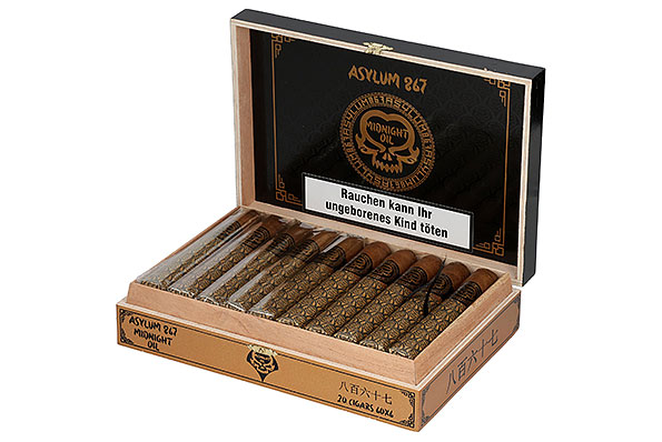 Asylum 867 Midnight Oil 60x6 20 Cigars Asylum 867 Midnight Oil 60x6 20 Cigars