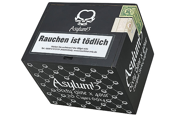 Asylum 13 6ixty 9ine by 4our 20er Kiste geschlossen