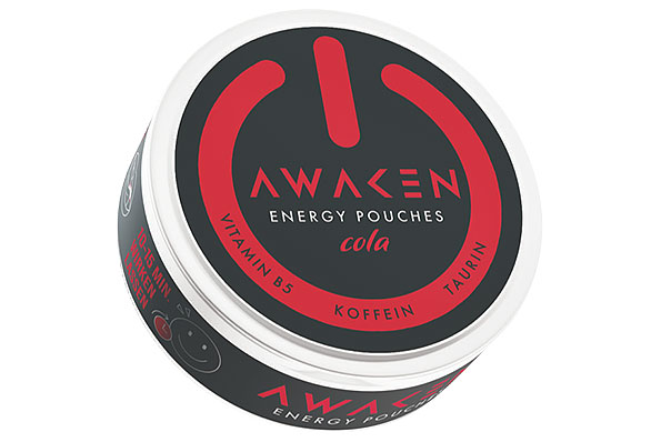 AWAKEN Energy Pouches Cola 12g Dose AWAKEN Energy Pouches Cola 12g Dose