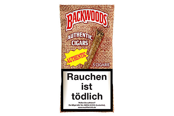 Backwoods Authentic (Aromatic) 5 Zigarren Backwoods Authentic (Aromatic) 5 Zigarren
