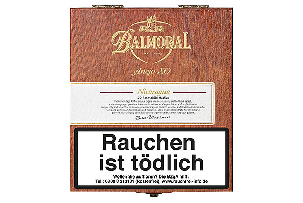 Balmoral Añejo XO Nicaragua Rothschild Masivo 20 Zigarren Balmoral Añejo XO Nicaragua Rothschild Masivo 20 Zigarren