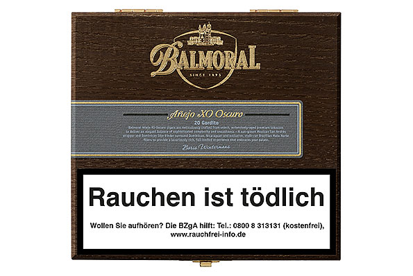Balmoral Añejo XO Oscuro Gordito (Short Robusto) 20 Zigarren  Balmoral Añejo XO Oscuro Gordito (Short Robusto) 20 Zigarren