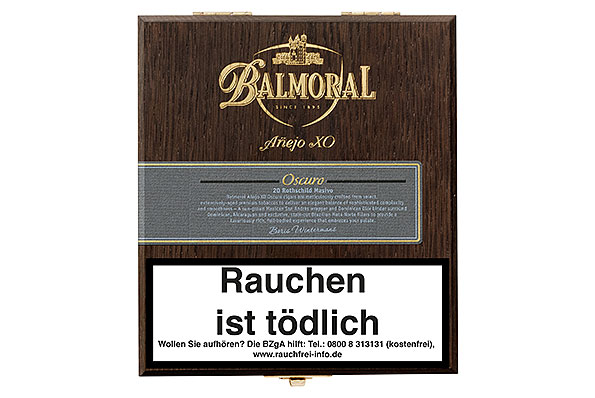 Balmoral Añejo XO Oscuro Rothschild Masivo 20 Cigars  Balmoral Añejo XO Oscuro Rothschild Masivo 20 Cigars