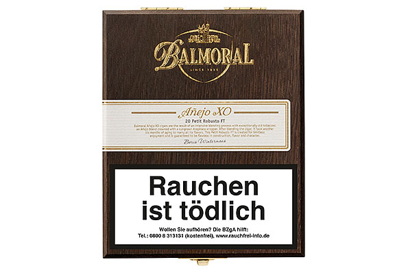 Balmoral Añejo XO Petit Robusto Flagtail 20 Cigars  Balmoral Añejo XO Petit Robusto Flagtail 20 Cigars