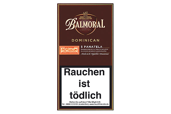 Balmoral Dominican Selection Panatela (Panatela) 5 Zigarren Balmoral Dominican Selection Panatela (Panatela) 5 Zigarren