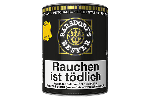 Barsdorf's Bester Yellow (Vanille) Pfeifentabak 160g Dose Barsdorf's Bester Yellow (Vanille) Pfeifentabak 160g Dose