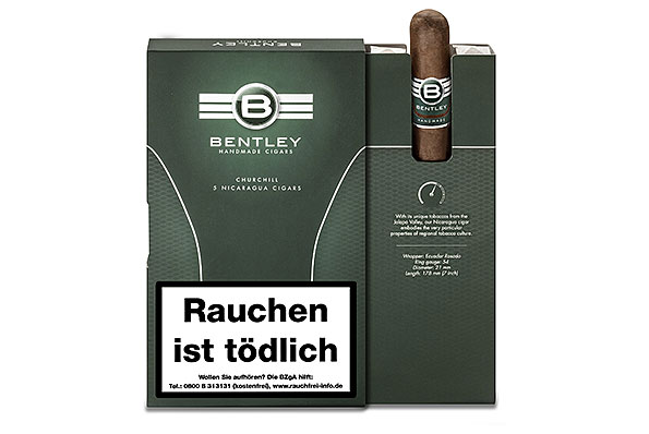 Bentley Green Churchills (Churchills) 5 Zigarren Bentley Green Churchills (Churchills) 5 Zigarren