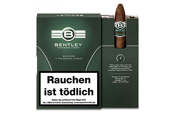 Bentley Green Belicoso (Belicoso) 5 Cigars Bentley Green Belicoso (Belicoso) 5 Cigars