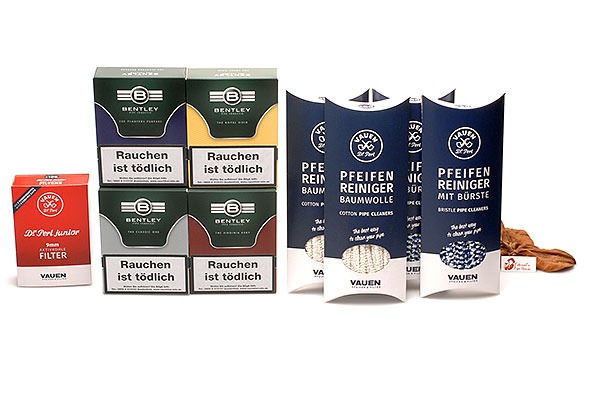 Bundle: Bentley Virgina Sample Set Pipe tobacco 4x 50g Tins