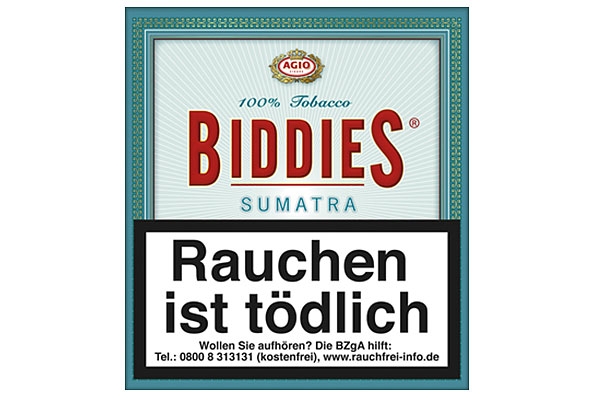 Agio Biddies Sumatra 20 Cigarillos  Agio Biddies Sumatra 20 Cigarillos