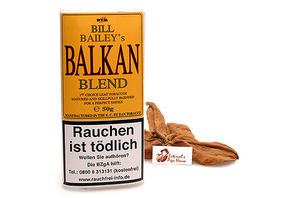 Bill Bailey´s Balkan Blend Pfeifentabak 50g Pouch  Bill Bailey´s Balkan Blend Pfeifentabak 50g Pouch