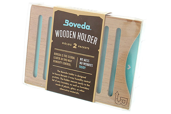 Boveda Zedernholz-Halterung übereinander für 2 x 60g Boveda Pack Boveda Zedernholz-Halterung übereinander für 2 x 60g Boveda Pack