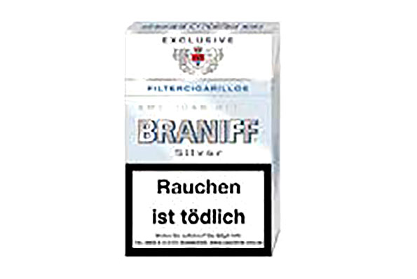 Braniff Exclusive Silver 17 Cigarillos
