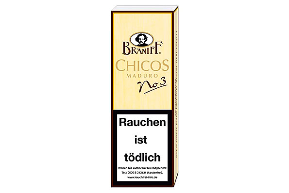Braniff No. 3 Chicos 10 Cigarillos Braniff No. 3 Chicos 10 Cigarillos