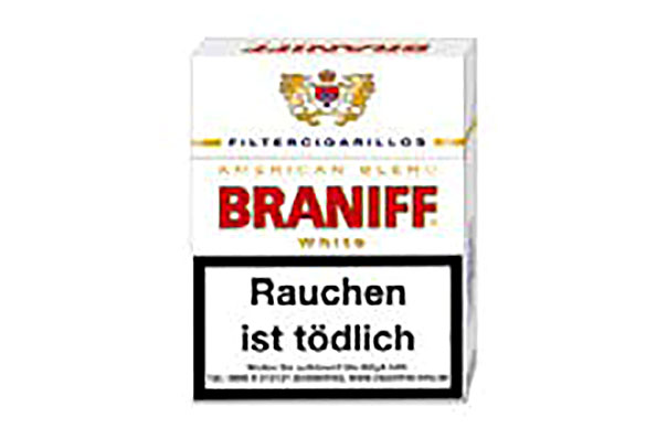 Braniff White 23 Cigarillos