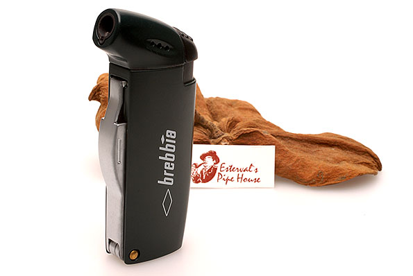 Brebbia Bowl Flame Pipe Lighter petrolgreen with Pipe Tool Brebbia Bowl Flame Pipe Lighter petrolgreen with Pipe Tool