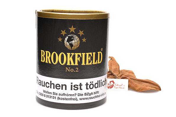 Brookfield No. 2 Pipe tobacco 200g Tin Brookfield No. 2 Pipe tobacco 200g Tin