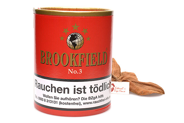 Brookfield No. 3 Pipe tobacco 200g Tin Brookfield No. 3 Pipe tobacco 200g Tin