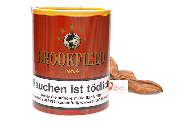 Brookfield No. 4 Pipe tobacco 200g Tin Brookfield No. 4 Pipe tobacco 200g Tin