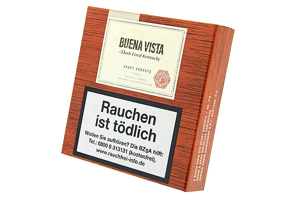 Buena Vista Short Robusto Dark Fired Kentucky 5 Zigarren Buena Vista Short Robusto Dark Fired Kentucky 5 Zigarren