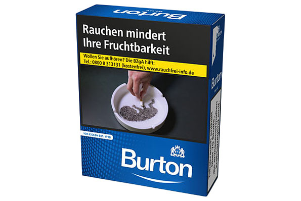 Burton Blue 2XL-Box 29 King Size Zigaretten Burton Blue 2XL-Box 29 King Size Zigaretten