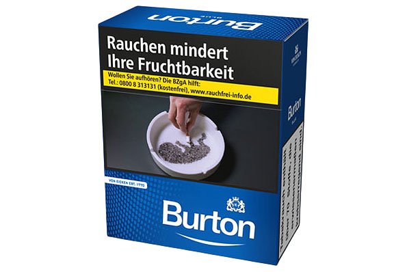 Burton Blue 3XL-Box 40 King Size Zigaretten