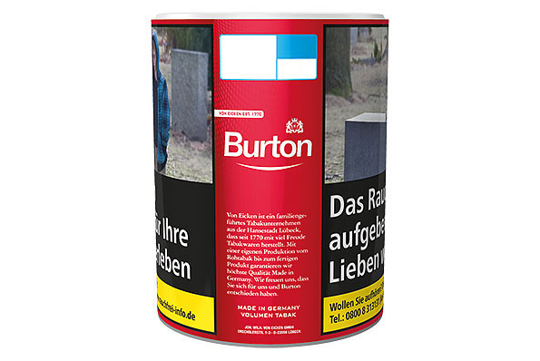 Burton Rot Zigarettentabak 65g Dose Burton Rot Zigarettentabak 65g Dose