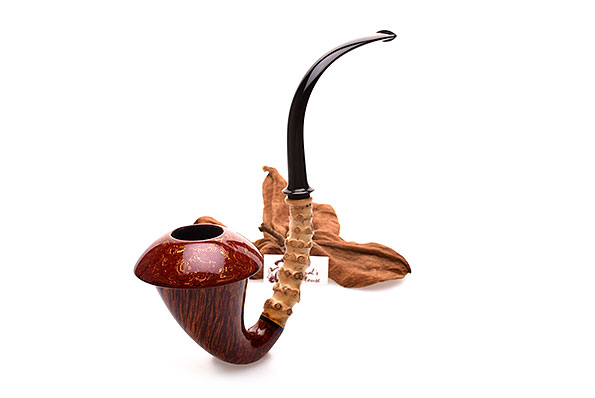 C-Pipe Freehand Full Bent Calabash oF C-Pipe Freehand Full Bent Calabash oF