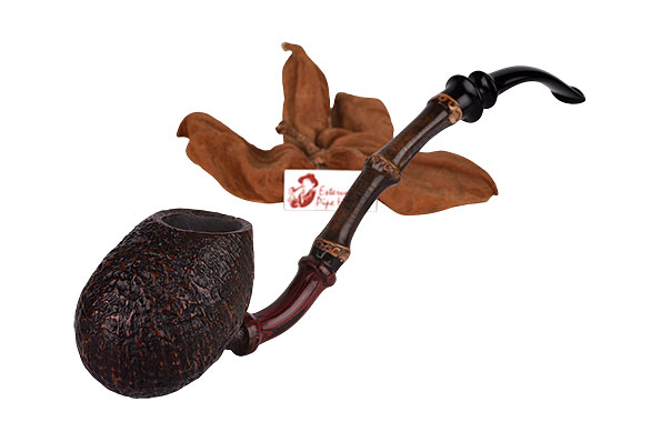 C-Pipe Freehand Long Stem Bent Egg oF C-Pipe Freehand Long Stem Bent Egg oF