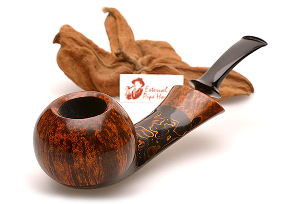 C-Pipe 15 Freehand Quarter Bent Apple oF C-Pipe 15 Freehand Quarter Bent Apple oF