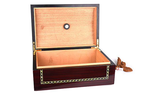 Cabañas Humidor aus Holz für 60–80 Corona Zigarren Estate Cabañas Humidor aus Holz für 60–80 Corona Zigarren Estate