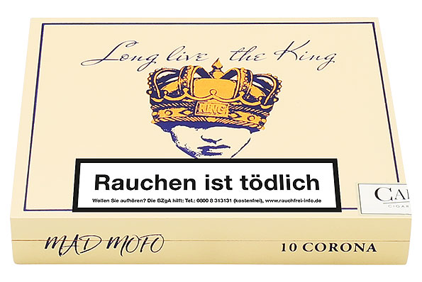 Caldwell Long Live The King MAD MOFO Corona 10er Kiste geschlossen