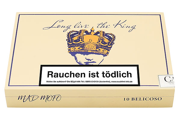 Caldwell Long Live The King MAD MOFO Belicoso 10er Kiste geschlossen