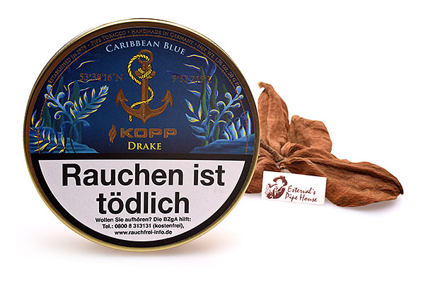 Caribbean Blue Drake Pipe tobacco 50g Tin Caribbean Blue Drake Pipe tobacco 50g Tin