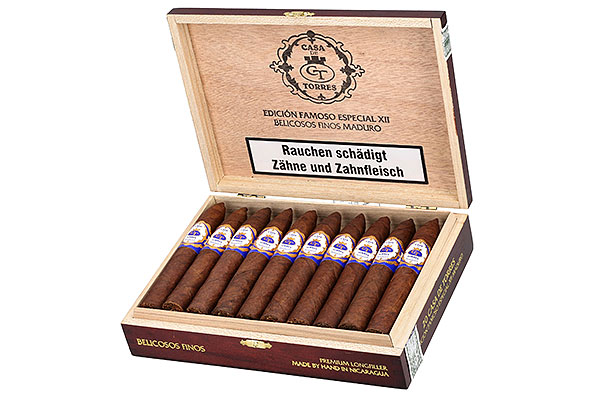 Casa de Torres Edición Famoso XII Belicoso 20 Zigarren Casa de Torres Edición Famoso XII Belicoso 20 Zigarren