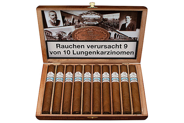 Casa Turrent Serie 1880 Claro Short Robusto 10 Zigarren