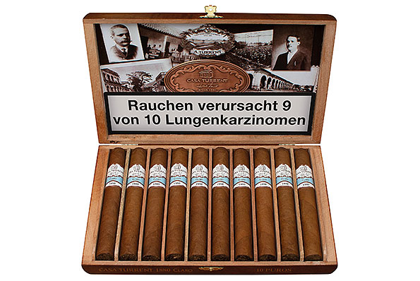 Casa Turrent Serie 1880 Claro Lancero 10 Cigars