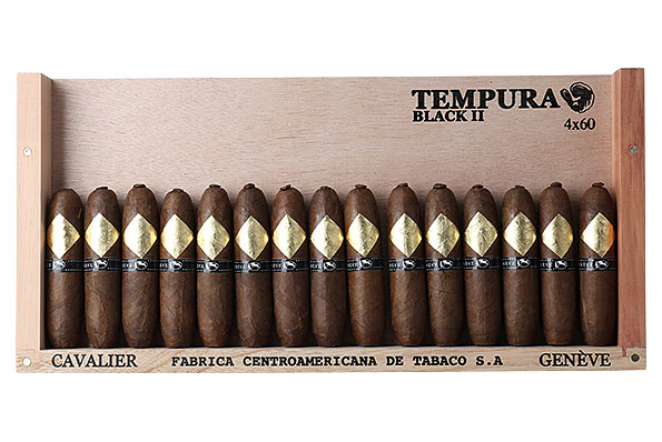Cavalier Genève Black II Tempura (Short Perfecto) 20 Cigars Cavalier Genève Black II Tempura (Short Perfecto) 20 Cigars