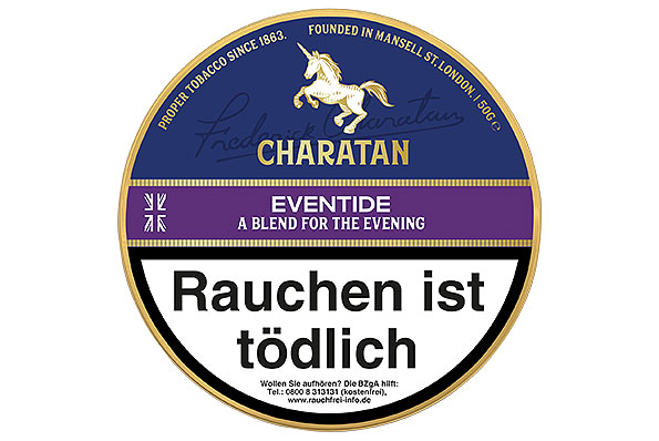 Charatan Eventide Pipe tobacco 50g Tin Charatan Eventide Pipe tobacco 50g Tin