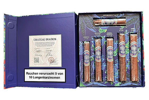Chateau Diadem Conviction Samplebox 6 Zigarren Chateau Diadem Conviction Samplebox 6 Zigarren