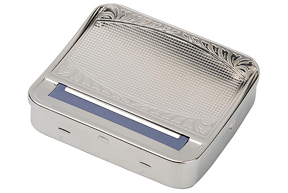 Ciggi Silver Cigarette Roller Storage Box Ciggi Silver Cigarette Roller Storage Box