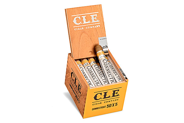 C.L.E. Connecticut Robusto 50x5 (Robusto) 25 Cigars  C.L.E. Connecticut Robusto 50x5 (Robusto) 25 Cigars