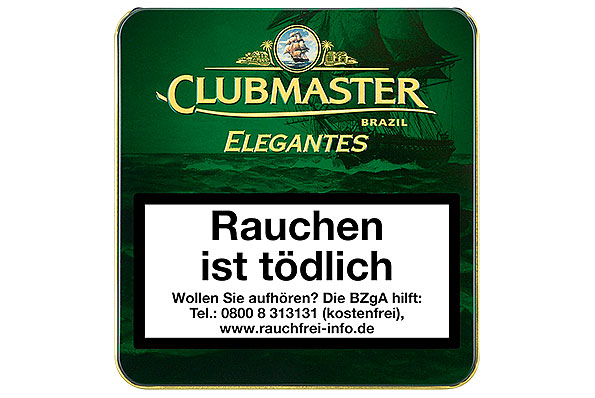 Clubmaster Elegantes Brazil 10 Zigarillos