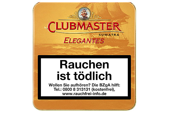 Clubmaster Elegantes Sumatra 10 Cigarillos